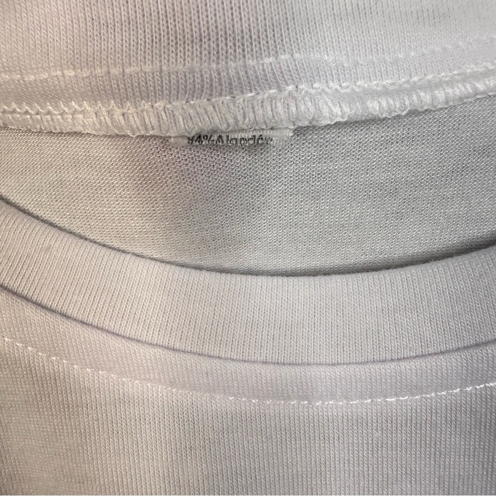 One size fashion‎ graphic white Tee shirt nwt - Picture 6 of 9